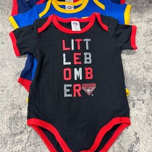 Kids Bodysuit - Black and Red